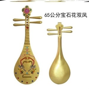 白色琵琶樂(lè)器