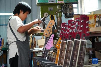 鄉村行&middot;看振興丨山東昌樂:"樂器小鎮"奏響"富民曲"